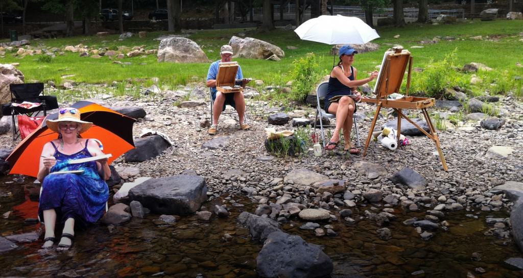 artretreatpaintingbythewater Shenandoah Art Destination