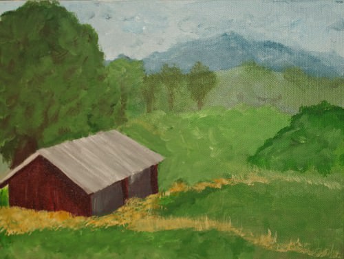 Glenda-barn-oil-painting
