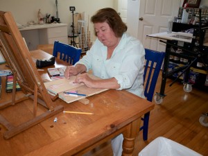Judy-using-pastels