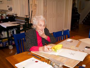 Our oldest art student