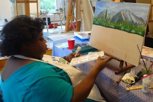 Oil painting landscape