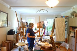Studio painting