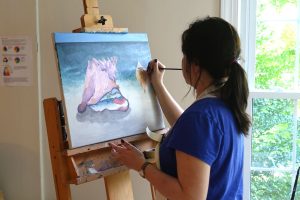 Surrealism in acrylics