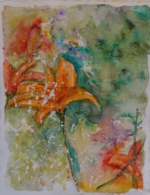 Tiger Lily watercolor